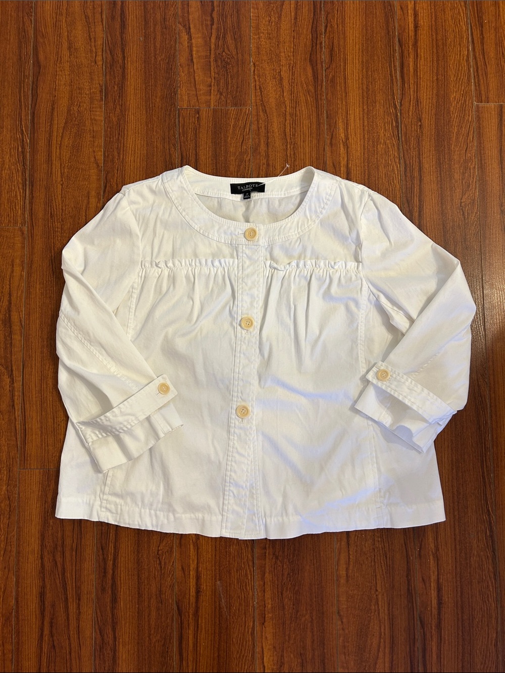 Talbots White Jacket Women's Size 14